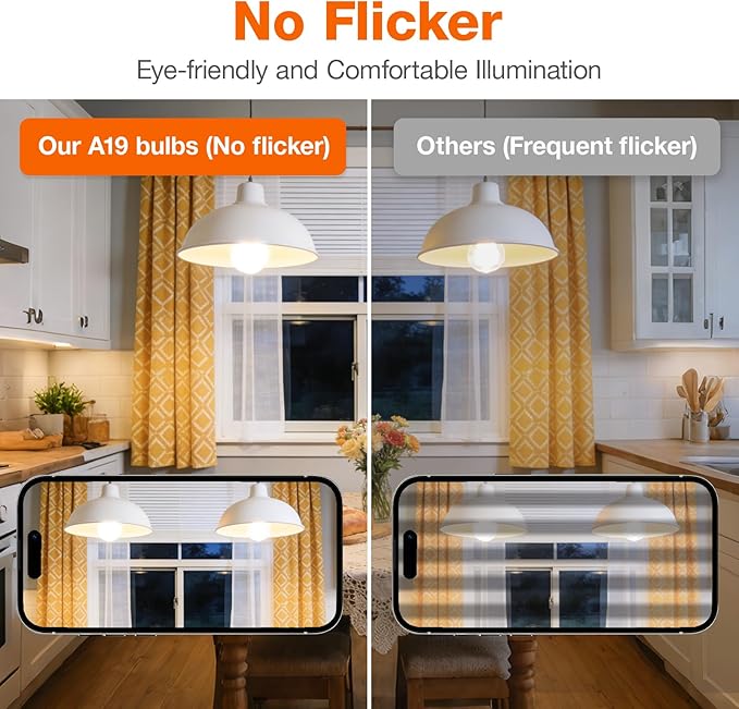 Sylvania ECO LED A19 Light Bulb, 60W Equivalent, Efficient 9W, 7 Year, 750 Lumens, Non-Dimmable, Frosted, 5000K, Daylight - 8 Pack (40883)