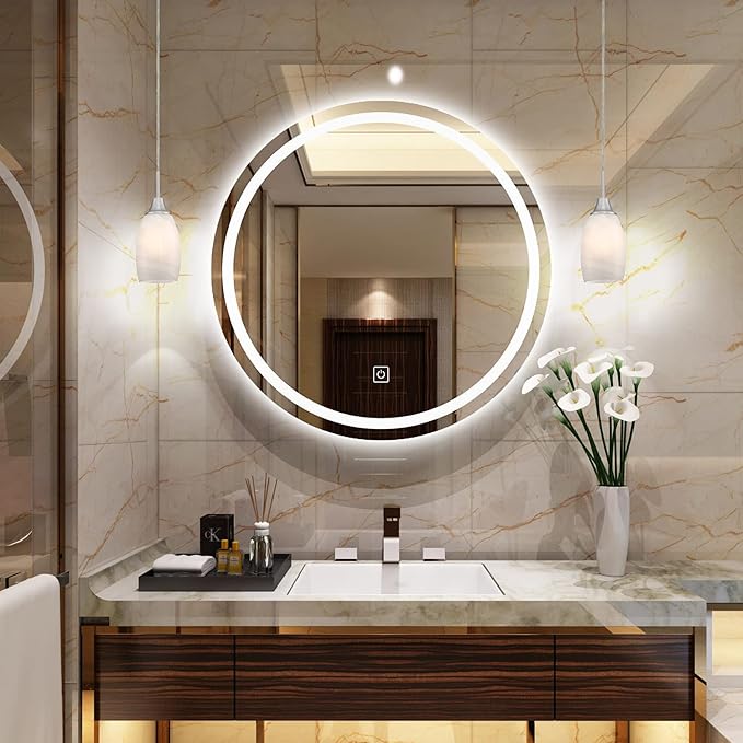 Viinew Mini Glass Pendant Light 1-Light with Handblown White Swirl Art Glass Adjustable Cord Brushed Nickel Finish 4.72" Modern Hanging Pendant Light for Kitchen Dining Room Living