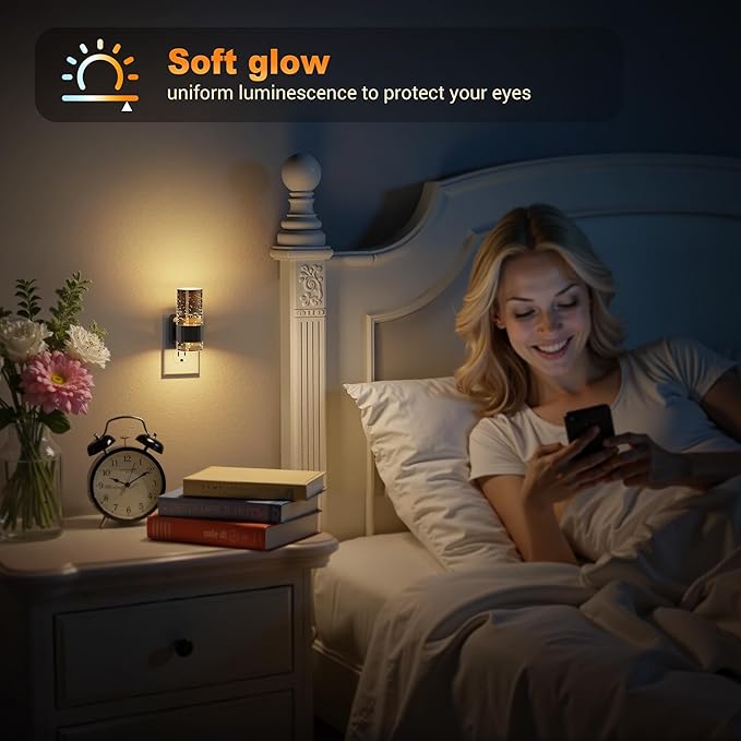 JandCase Night Light,Nights Plug into Wall,Nightlight for Kids V