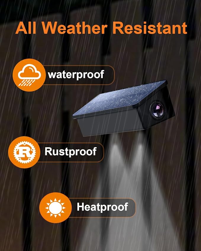 Solar Fence Lights Outdoor Waterproof LED Spot Lights, Cool White, Easy Install, Enhanced Security, for Step, Wall, Deck, Patio, Yard, Stair, Walkway, Garden, Garage, Rail, Pool, 12 Pack