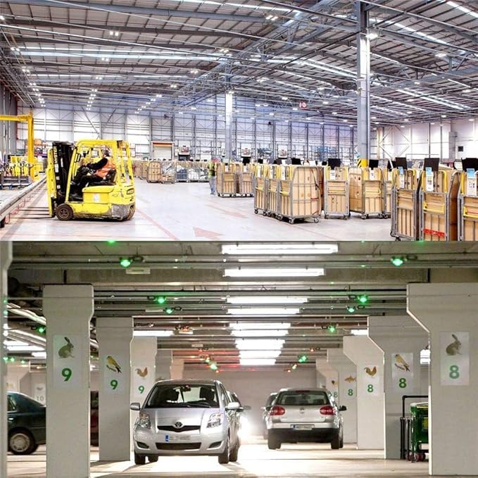 SHOPLED 8FT LED Shop Light - 80W 10800LM 6000K Cool White Ceiling Light Fixtures, T8 LED Tube Lights, 8 Foot Shop Lights for Garage Workshop Warehouse, ETL Listed, 4 Pack