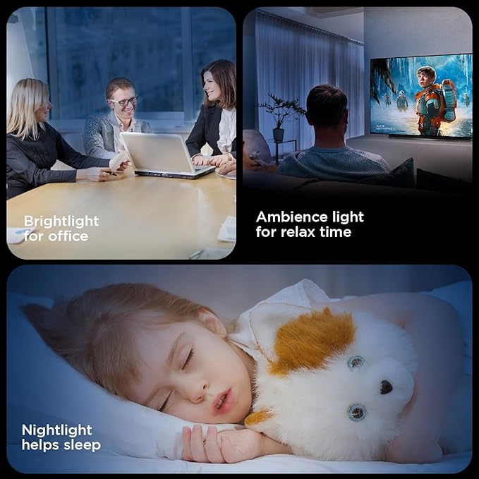 TALOYA Flush Mount Ceiling Light with Remote,3000K-6500K Adjustable,2000K Nightlight,18 Inch, Led Low Profile Ceiling Lights for Bedroom, Living Room, Kitchen, White