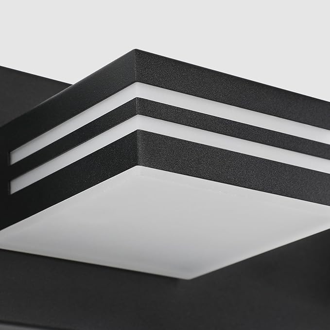 LED Modern Bathroom Vanity Light Fixtures (4-Light, 30-Inch)(5CCT, Dimmable), Matte Black Modern Bathroom Wall Lighting Fixtures Over Mirror (3000K/3500K/4000K/5000K/6000K)