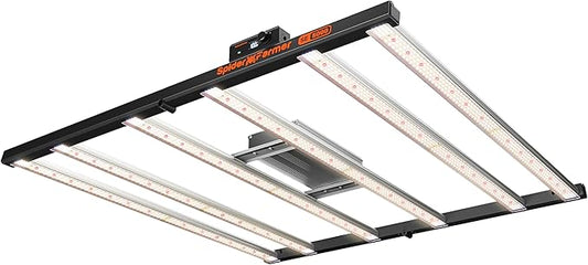 Spider Farmer SE5000 480W LED Grow Light,Smart Remote App Control, Full Spectrum Dimmable Daisy Chain Bar Style Growing Lamp for Indoor Plants, 4x4ft Coverage
