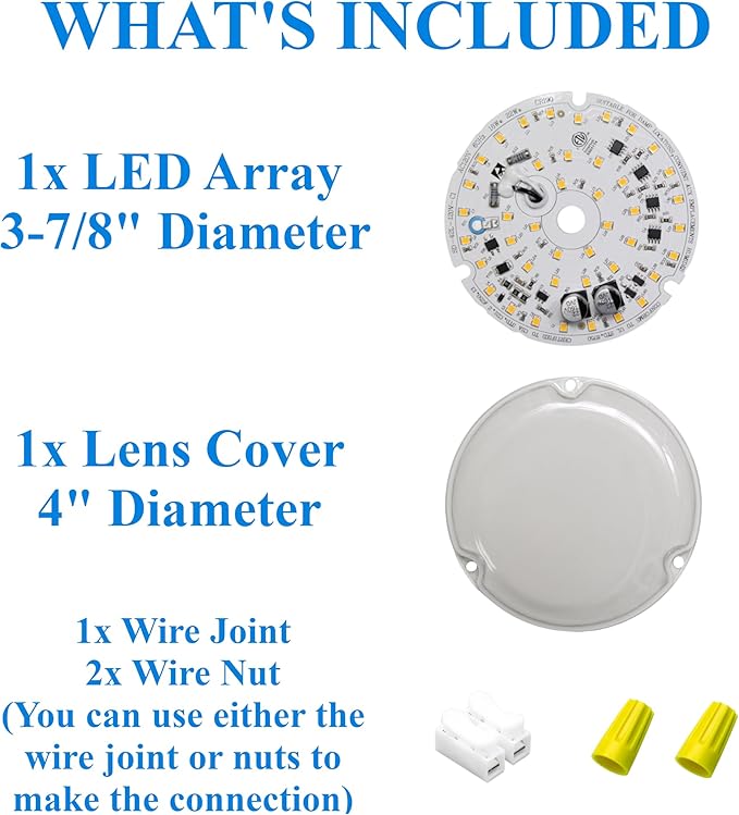 Mazon LED Light Array Bulb Replacement for Harbor Breeze Ceiling Fans MZ44BNK3LR MZ44MBLK3LR MZ44WW3LR MZ44NWZ3LR Brighter + Dimmable