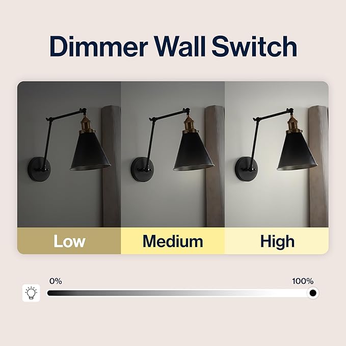 JONATHAN Y 7" Black/Brass Gold Classic Industrial Metal Adjustable Arm LED Wall Sconce for Bedside Reading, Farmhouse Swing Arm Wall Lamp with Metal Shade, Hardwired (JYL7462A)