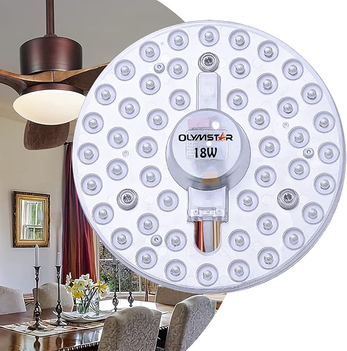 18W LED Kit for Flush Mount Ceiling Light Circle Fluorescent Bulb Replacement,Retrofit LED Light Engine Board Panel, 4500K Natural Light