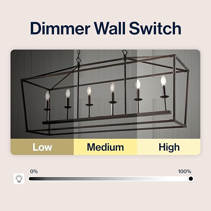JONATHAN Y 49" Oil Rubbed Bronze Lantern Pendant Light, 1-Light Pagoda Style Metal Cage Farmhouse Hanging Ceiling Fixture for Kitchen Island, LED Bulb Included (JYL7439A)