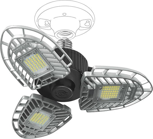 FarPoint LED Swivel Garage/Ceiling Light - 6000 Lumens, Model# FLFB6004