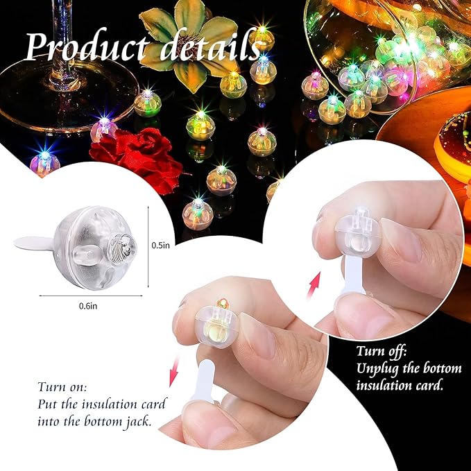 200pcs Balloon Lights Warm White+Rainbow Mini LED Lights Round Long Standby Time Ball Lamps for Birthday Party Easter Christmas Halloween Decoration Paper Lantern
