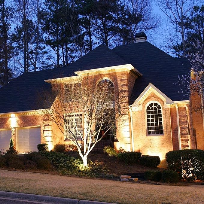 SOLVAO Solar Spotlight | 200 Lumen Ultra Bright | Waterproof, Adjustable 270° | Flag Pole, Outdoor, Landscape, Yard, Driveway | Auto On/Off | No Wiring Required