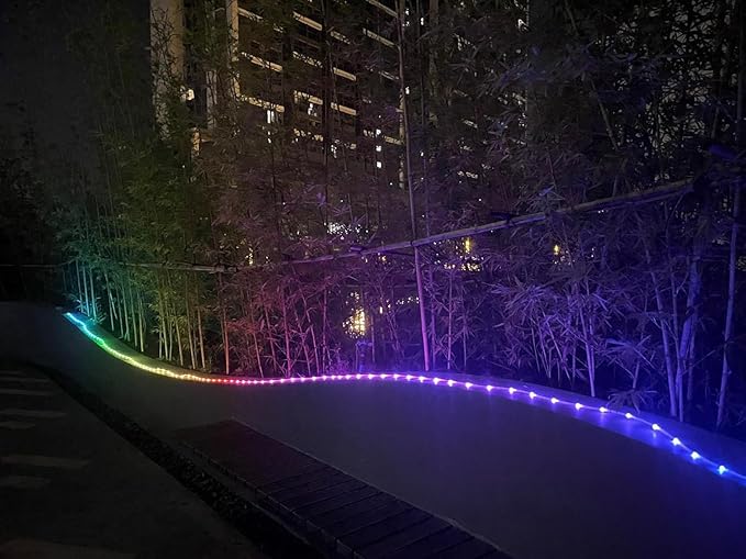 Honche Smart LED Fairy String Light USB 10M/33FT Rainbow Light Waterproof Remote/app Control Outdoor Indoor Rope Lights DIY Color Changing Christmas -mas String Light for Bedroom Garden Cafe