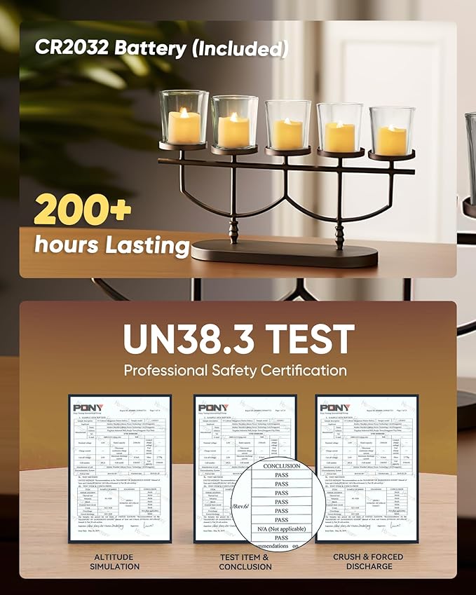 Homemory 24Pack Flameless Votive Candles, 200+Hour Long Lasting Electric Fake Candles, Battery Operated Tealights in Warm White for Christmas, Wedding Decor (Ivory Base, Batteries Included)