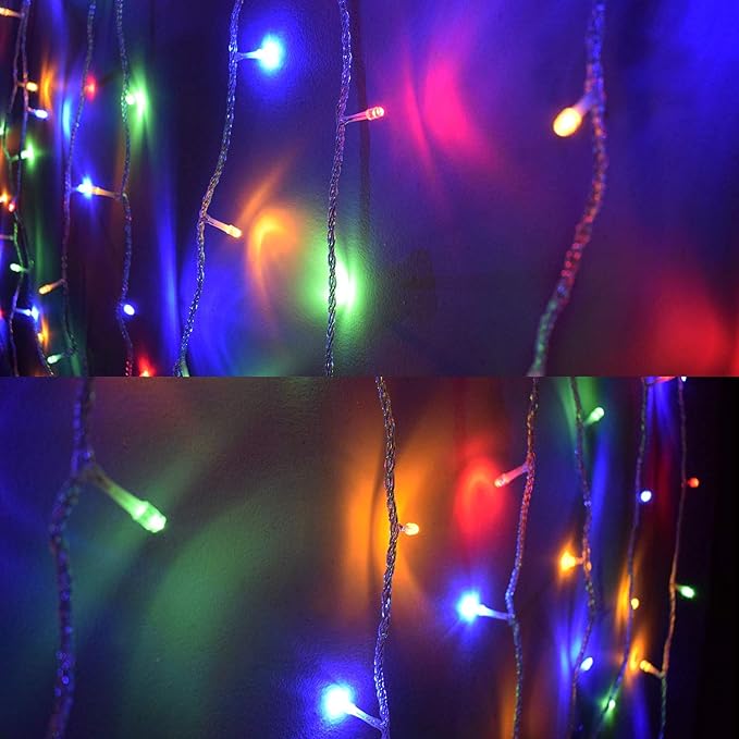 String Lights Indoor Bedroom, 33FT 100 LED Fairy String Lights Outdoor Waterproof, 8 Modes Memory Twinkle Christmas Light Plug in for Classroom Dorm Patio Tree Garden Decor (Multicolor)