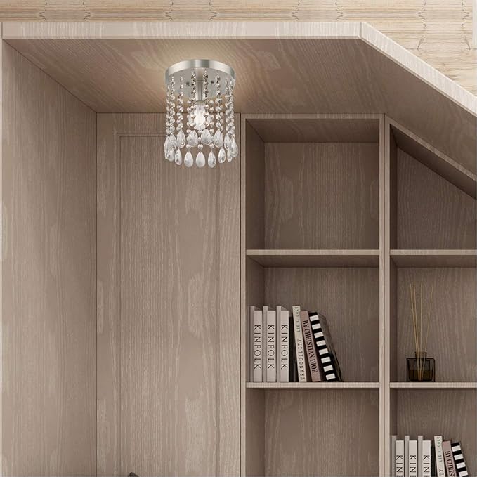 Livex Lighting 1 Lt Brushed Nickel Ceiling Mount