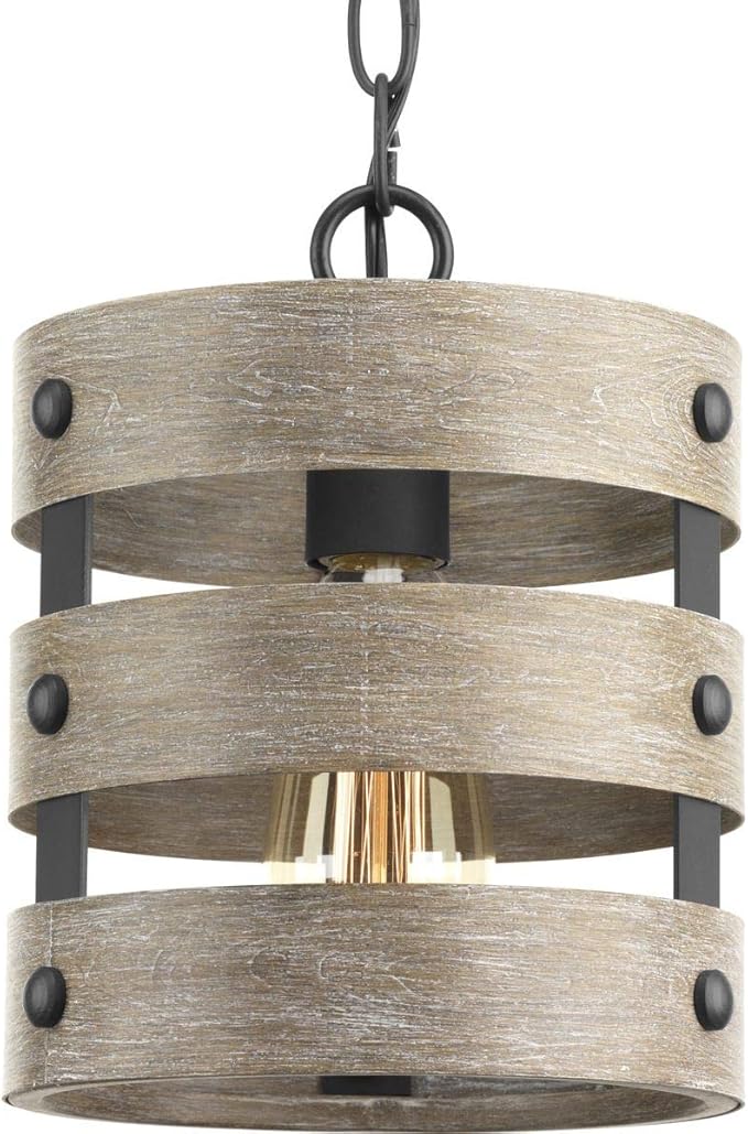 Gulliver Collection 1-Light Coastal Pendant Light Graphite