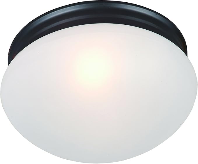 Maxim Essentials-Two Light Flush Mount in Style-9 Inches Wide by 5 inches high-Oil Rubbed Bronze Finish