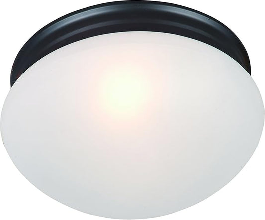 Maxim Essentials-Two Light Flush Mount in Style-9 Inches Wide by 5 inches high-Oil Rubbed Bronze Finish