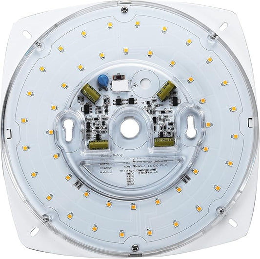 7" LED Light Engine Retrofit Kit - 8.39" Overall Size, 28W, 4000K, 2200LM, 120V, CRI90, Dimmable, UL/ES/JA8 Certified - Ideal for Ceiling Flush Lights, Ceiling Fans, Pendants & Garden Light