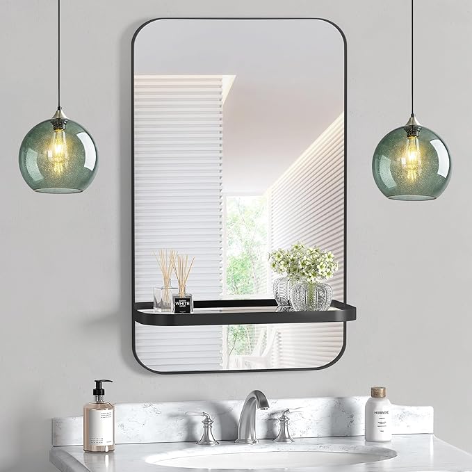 Modern 2-Pack Glass Globe Pendant Lights, Gray Green Modern Pendant Lighting for Kitchen Island, Glass Hanging Lamps for Dining Room Living Room Bedroom, Small 5.9 Inch Fixture (Bulbs Not Included)