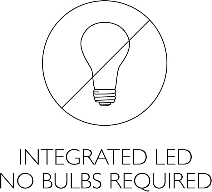 Design House 11 Inch Hays Integrated LED Ceiling Light 2-Pack with Frosted Glass, White – Design House, 579177