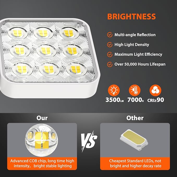 WdtPro Solar Lights Outdoor Motion Sensor, 3500LM Bright Solar Flood Lights Outdoor, Adjustable & Upgrade Glass Panel, Wireless LED Solar Powered Security Spot Lights Waterproof for Yard-2Pack, White