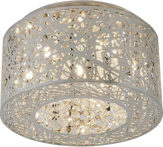 16294-PCCWX7 Troy 7 Light 15.75 inch Polished Chrome Flush Mount Ceiling Light