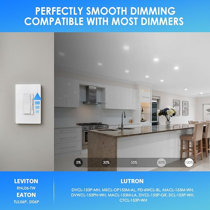 ANWIO Recessed Lighting 4 Inch, 16 Pack 5CCT Flat Retrofit LED Recessed Lights Can Needs, 2700/3000/4000/5000/6000K Selectable Can Lights 7W(85W Equivalent) CRI 80+ Dimmable E26 Base IC Rated & ETL