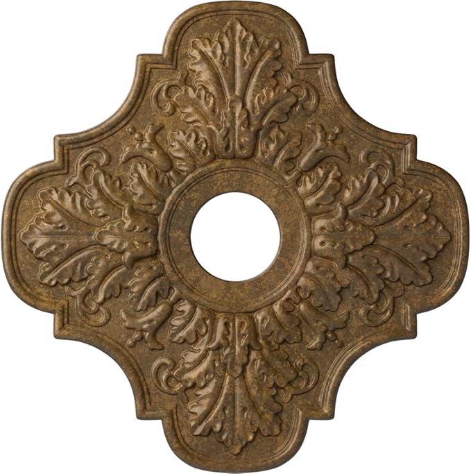 Ekena Millwork CM17PERZS - Peralta - Ceiling Medallion, Rubbed Bronze