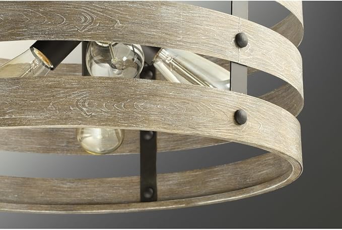 Gulliver Collection 5-Light Coastal Pendant Light Graphite