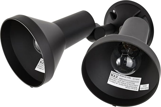 Nuvo SF77/495 Flood Outdoor Wall-Mounted Floodlight,2-Light, Dark Bronze