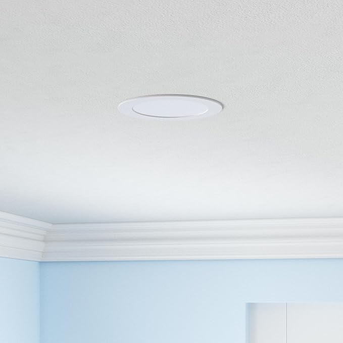 8 Pack 5 Inch LED Recessed Ceiling Light 7CCT for Kitchen Retrofit, Slim Canless Wafer Downlight IC Rated for Bathroom, 10W Dimmable 800LM for Bedroom Living Room ETL FCC
