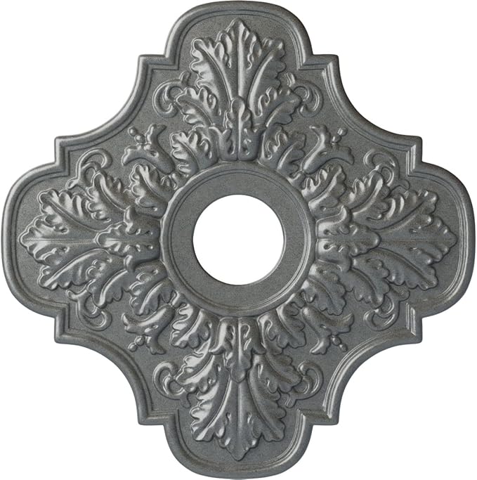 Ekena Millwork CM17PEPLSDecorative Ceiling Medallions Modeled After Original Historical Patterns & Designs, Platinum