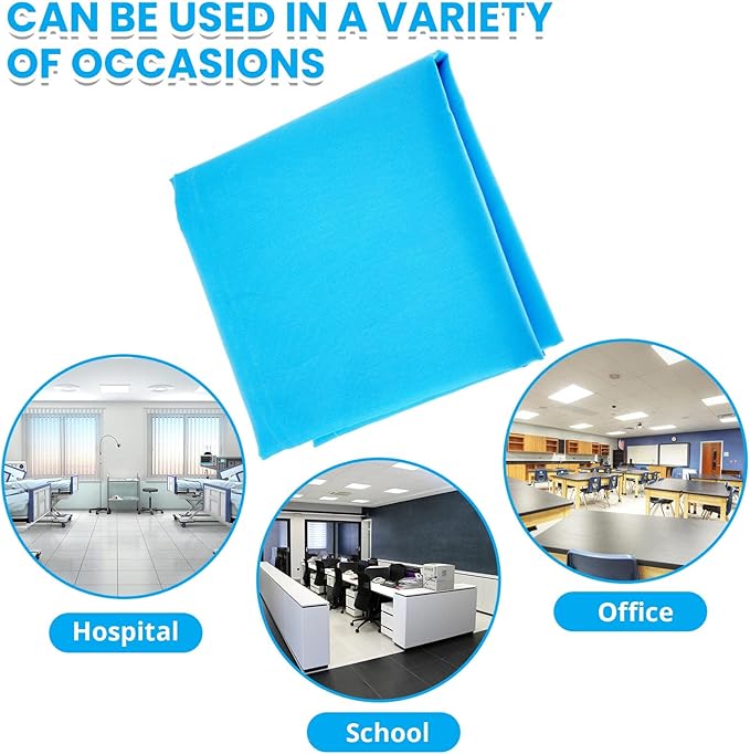Hortsun 12 Pcs Fluorescent Light Covers 2 x 4 ft Classroom Ceiling Light Cover Magnetic Filters Fluorescent Diffuser Covering for Classroom Office Hospital Drop Ceiling(Blue)