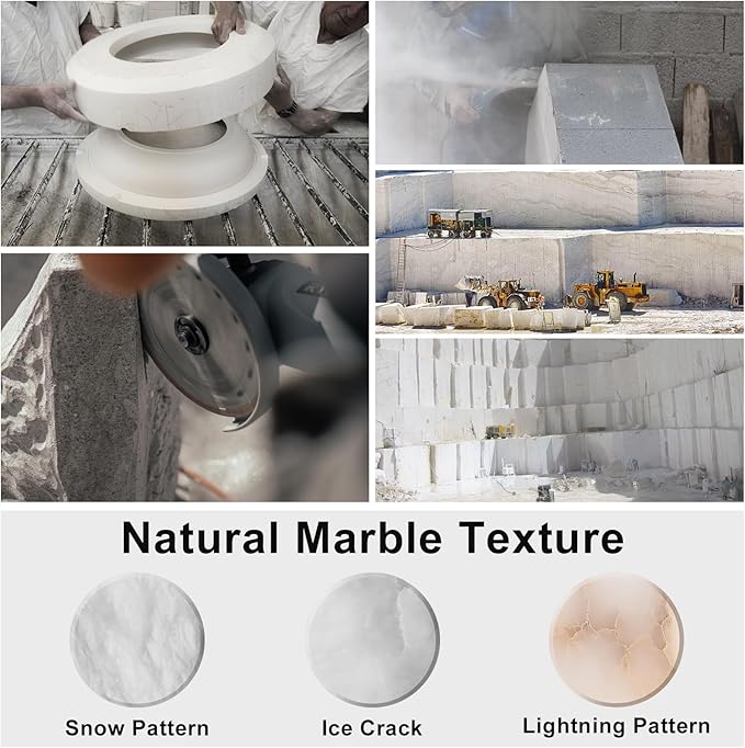 Alabaster Wall Sconces, 24" Brass Wall Sconce, Cylinder Natural Spanish Marble Sconces Wall Lighting, Modern Gold Dimmable Wall Lights for Living Room Bedroom Bathroom Stairs Hallway Entryway
