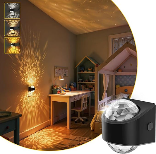 L LOHAS LED Night Lights Plug into Wall, Projector Night Light with Dusk to Dawn Sensor,1600K/3000K/5000K Adjustable, Nightlight for Kids Hallway Christmas Gift