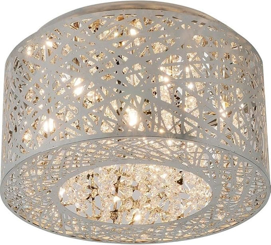 ET2 Inca-20.3W 7 LED Flush Mount in Contemporary style-15.75 Inches Wide by 8.75 inches high-Polished Chrome Finish-Xenon La