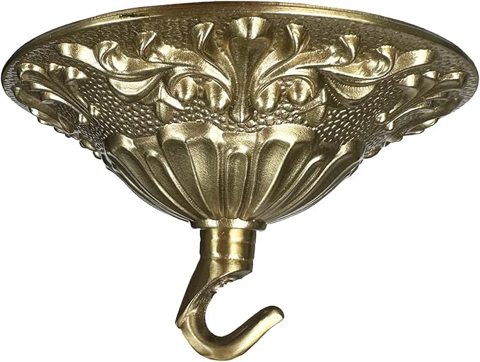 5.51" All Copper Ceiling Light Cover Plate for Antique Brass Ceiling Light Fixture as Pendent Light Cover, Ceiling Light Canopy Kit for Pendant Chandelier, Chandelier Replacement Parts