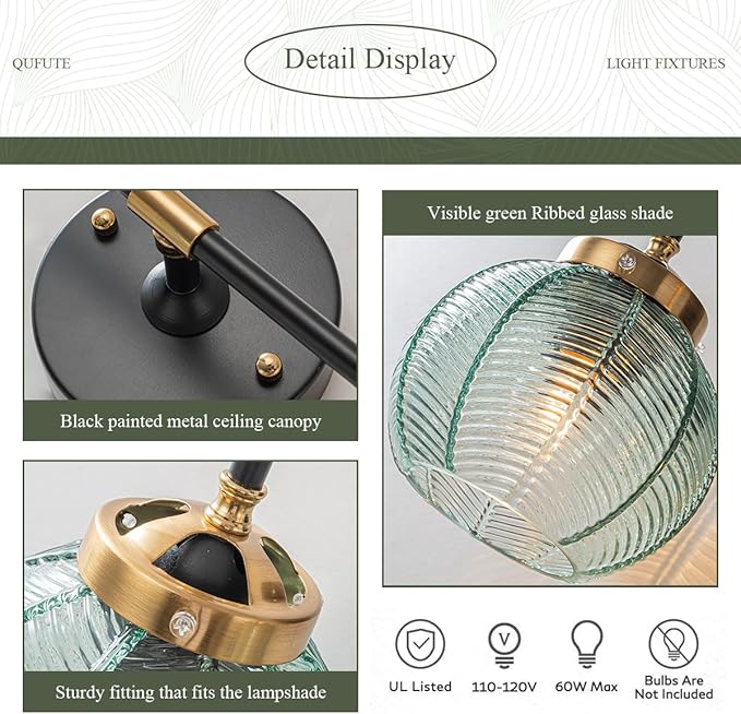 2 Light Bathroom Vanity Light Black and Gold Vanity Lights Vintage Bathroom Lights Fixtures Modern Wall Lamps Farmhouse Dining Room Wall Sconce Art Deco Above Mirror Lighting Fixture