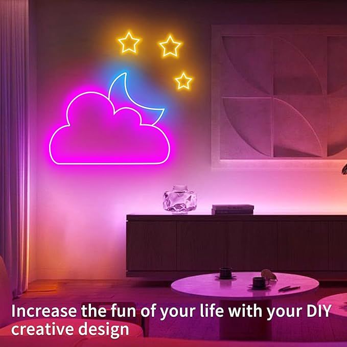 segrass 66FT Led Neon Rope Lights Control with App/Remote,Flexible Led Rope Lights,Multiple Modes,IP65 Outdoor RGB Neon Lights Waterproof,Music Sync Gaming Led Neon Strip Lights for Bedroom Décor