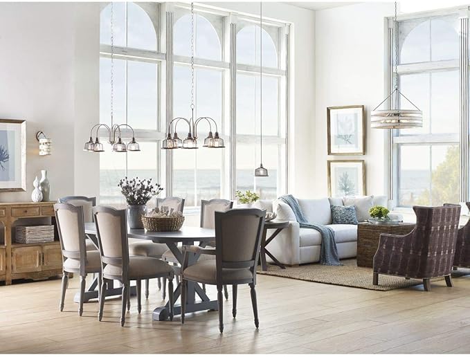 Gulliver Collection 5-Light Coastal Pendant Light Graphite