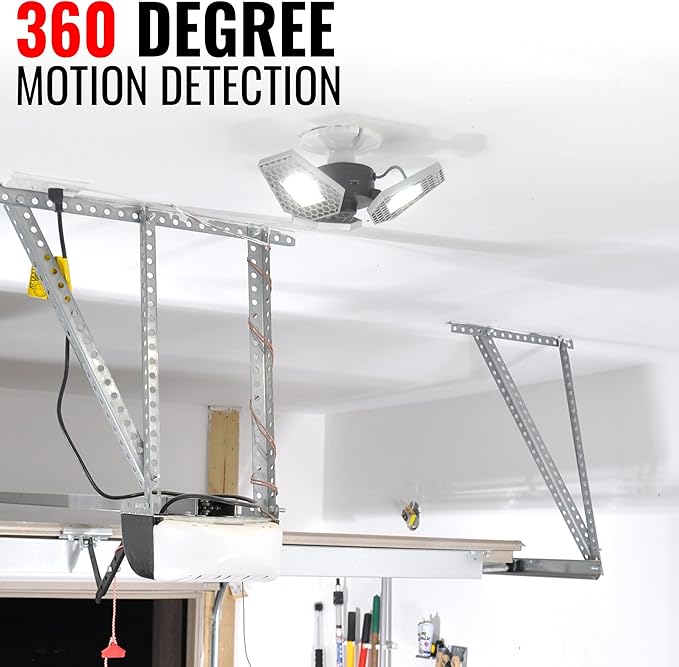 Striker Concepts 00342 TRiLIGHT 3000 Lm Screw-in Motion-Activated Ceiling Light