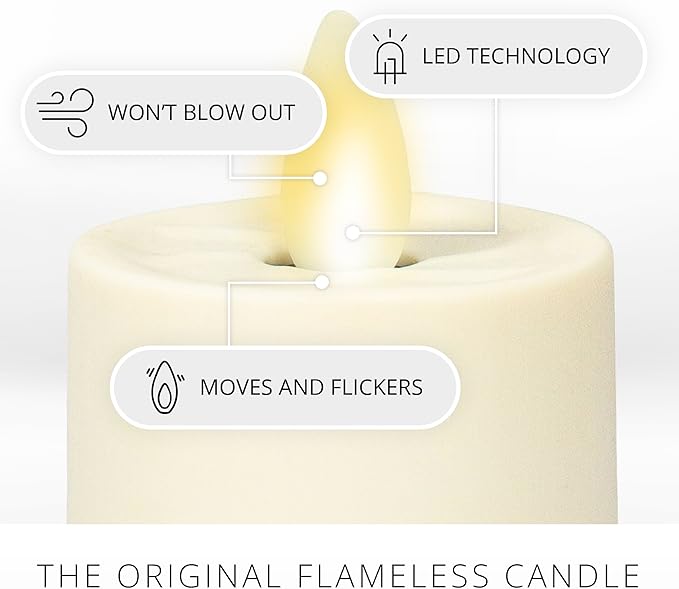 Luminara Flameless Candle Nightlight w/Dusk to Dawn Light Dark Auto Sensor, Loden Green Wall Plug Indoor Night LED Light w/Real-Flame Effect Technology, Bathroom Bedroom Hallway, No Remote Needed