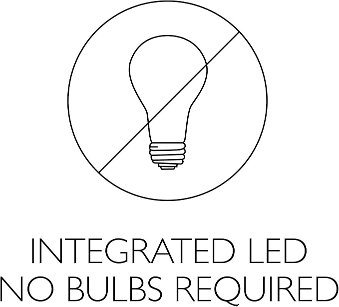 Design House 11 Inch Hays Integrated LED Ceiling Light 2-Pack, Indoor, Frosted Glass, Satin Nickel – Design House, 579169