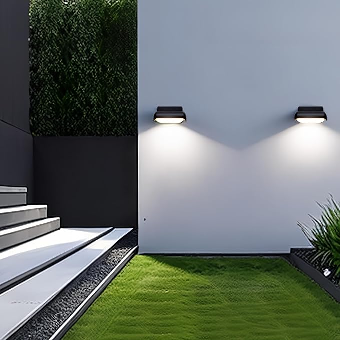 Modern Wall Sconce Outdoor Porch Light Waterproof Patio Lamp LED Wall Light Fixture Aluminum 13W 3000K Front Door Lamp for Indoor & Outdoor use Garden Yard