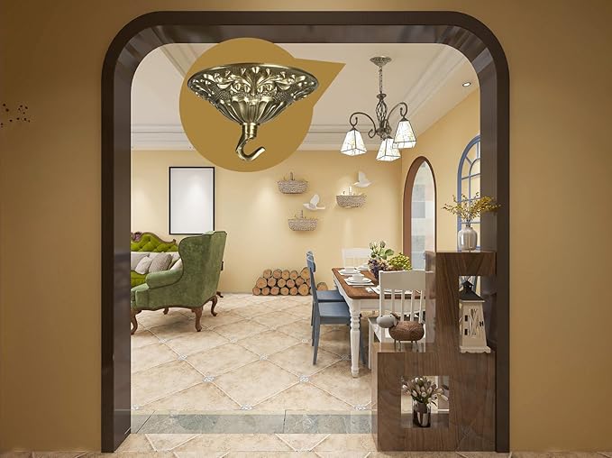 5.51" All Copper Ceiling Light Cover Plate for Antique Brass Ceiling Light Fixture as Pendent Light Cover, Ceiling Light Canopy Kit for Pendant Chandelier, Chandelier Replacement Parts