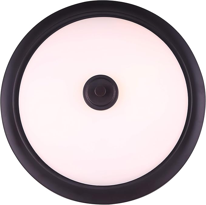 CANARM LTD. ICW356A03ORB10 James 3 Bulb Ceiling/Wall Light, Oil Rubbed Bronze