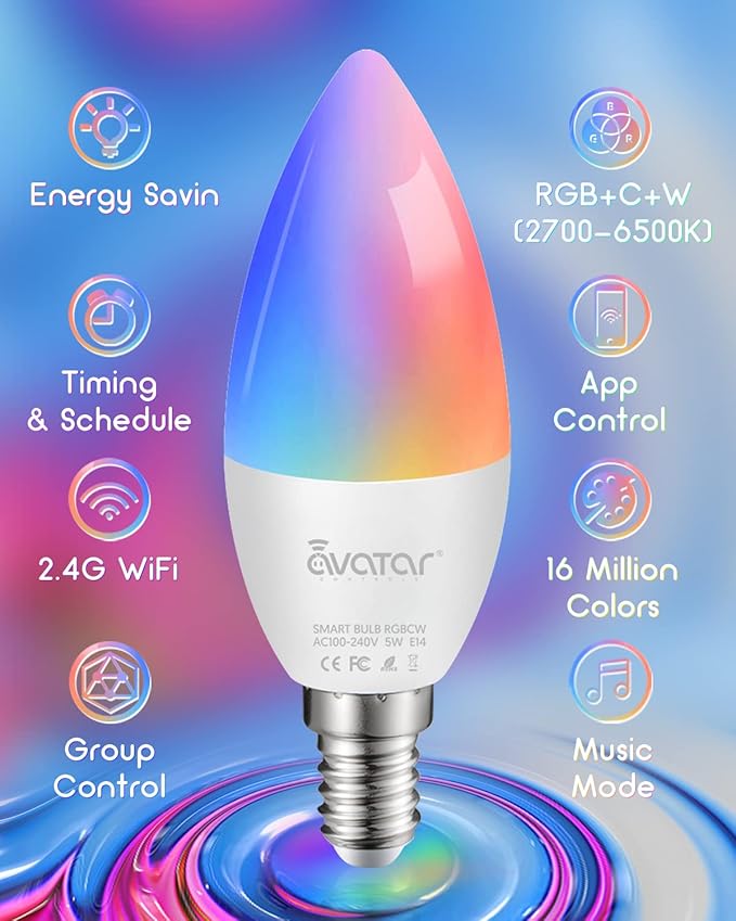 Avatar Controls Smart Light Bulbs