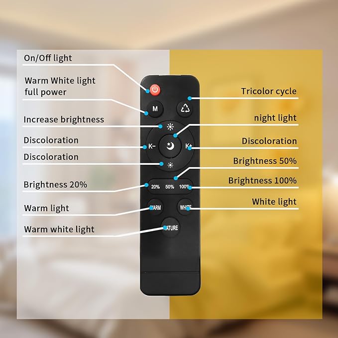 Modern Dimmable Wood Flush Mount Ceiling Light, 3500K-6500K 3CCT Round Close to Ceiling Lighting Fixtures, Minimalist LED Ceiling Lamp for Bedroom, Kitchen, Hallway, Laundry Room-8inch