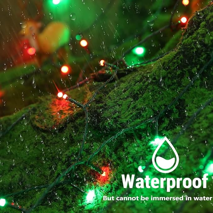 iBaycon Smart Color Changing Christmas Lights, 66FT 200 LED RGB Christmas Tree Lights Remote & App Controlled String Lights for Outdoor Indoor Christmas Decorations